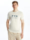 Crew Neck Short Sleeve Printed Combed Cotton Men's T-shirt